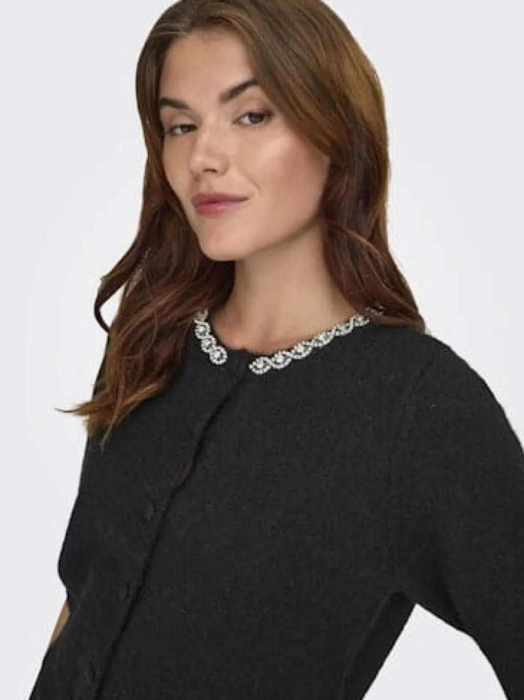 Jdyalva Life 2/4 Embel Cardigan Knt