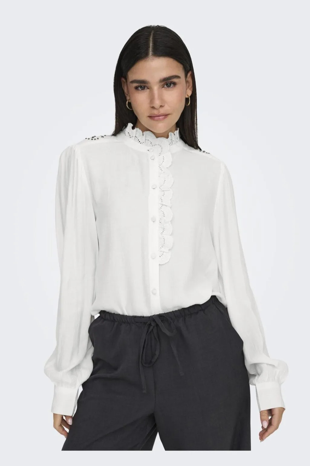 Jdyamy L/S Frill Shirt