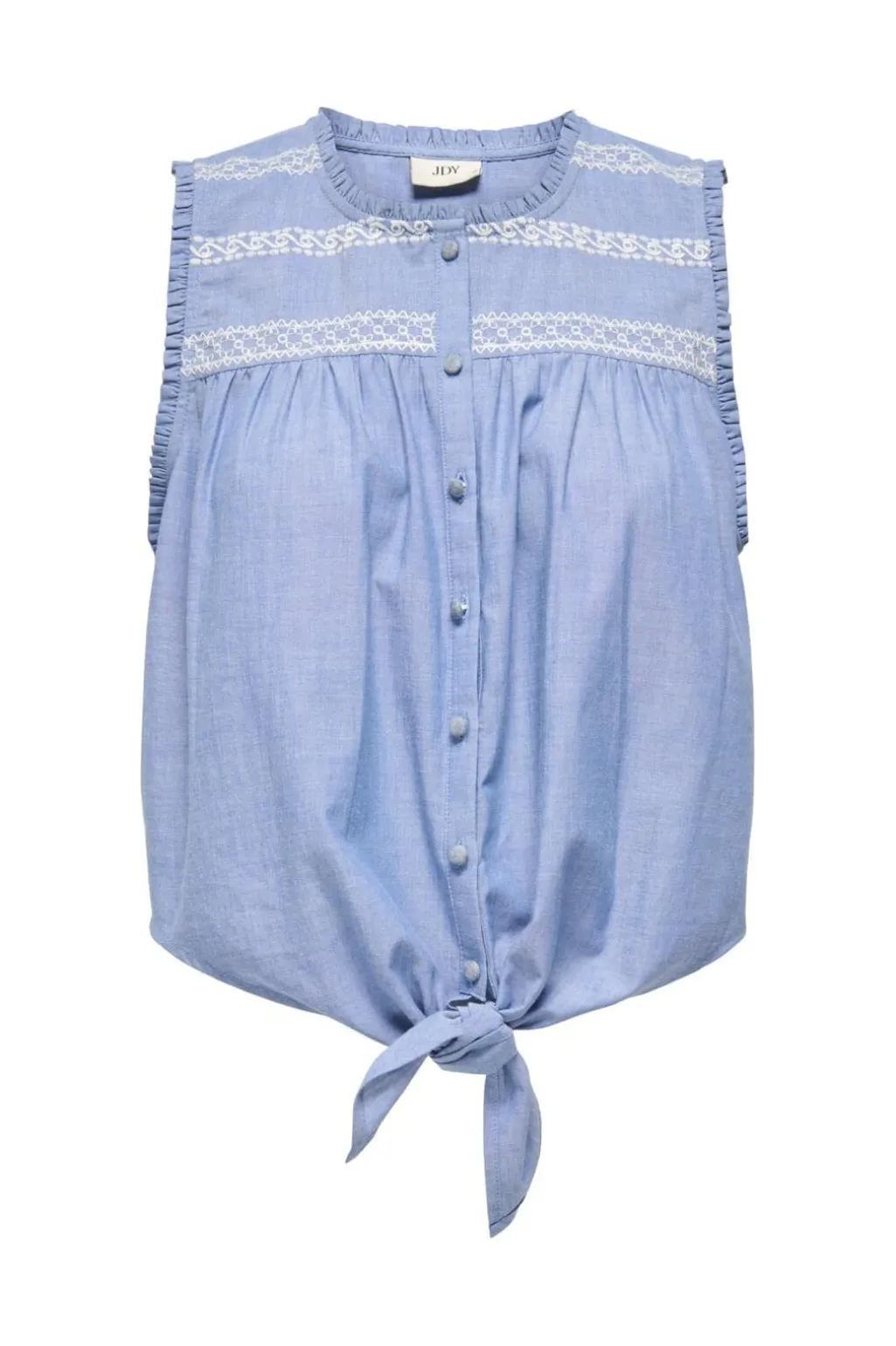 Jdybella S/L Emb Knot Shirt