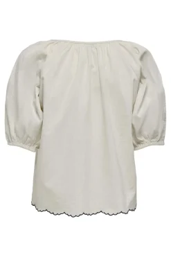 Jdyfiluca 2/4 Embroidery Tie Top