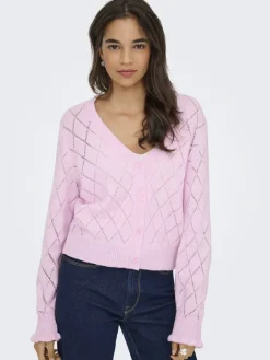 Jdyletty L/S V-Neck Struc Cardi Knt