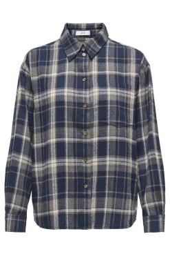 Jdymaddie L/S Loose Check Shirt
