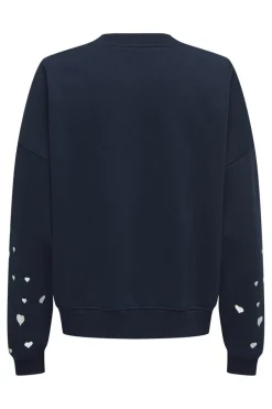 Jdymesa L/S O-Neck Emb Sweat