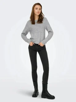 Jdypearl L/S O-Neck Pearl Pullover Knt