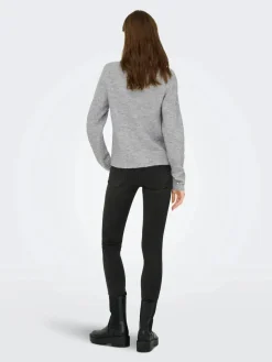 Jdypearl L/S O-Neck Pearl Pullover Knt