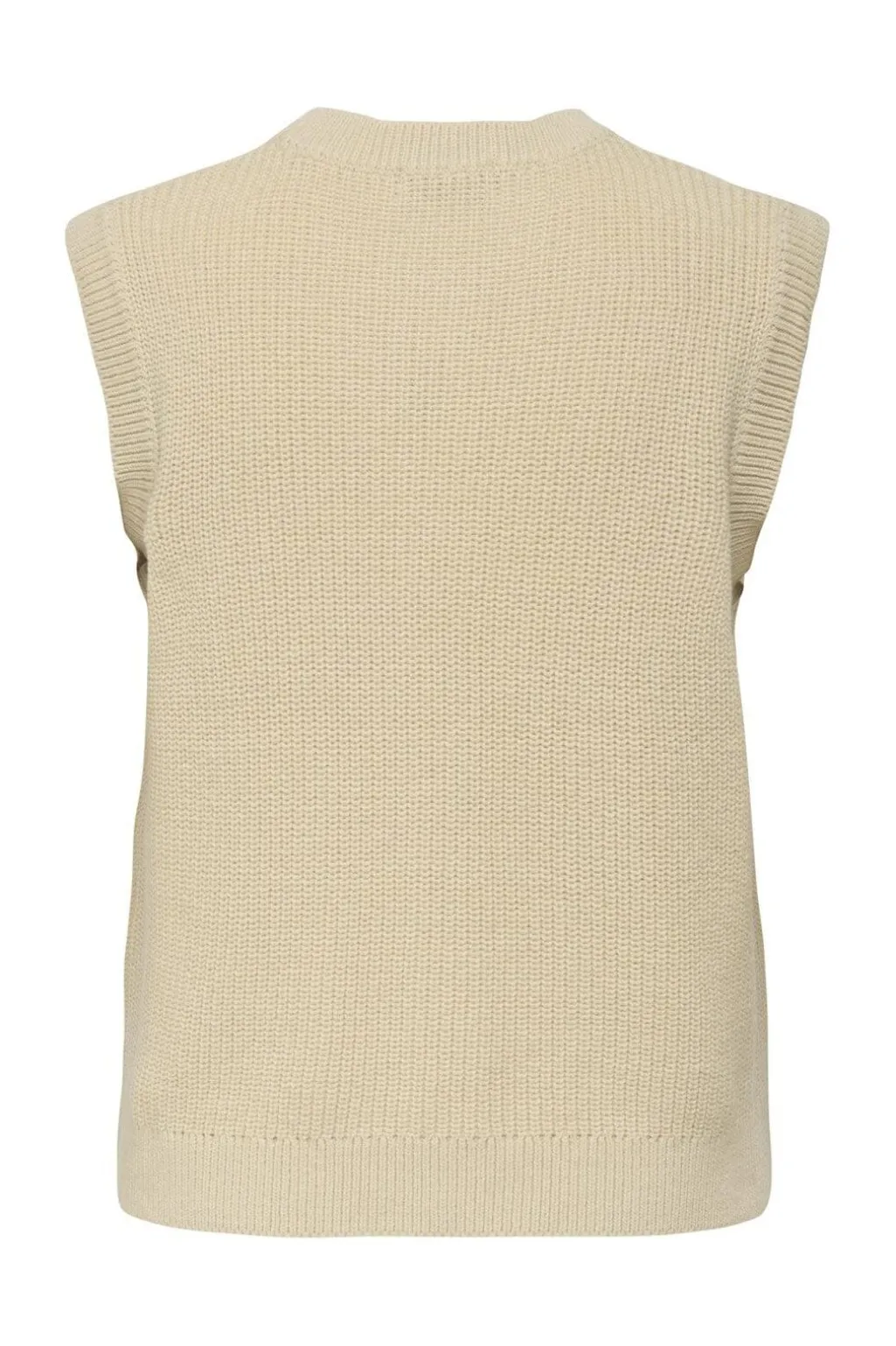 Jdystella S/L O-Neck Vest Knt