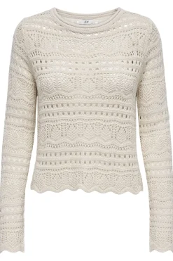 Jdysun Lay L/S Boatneck Pullov. Knt