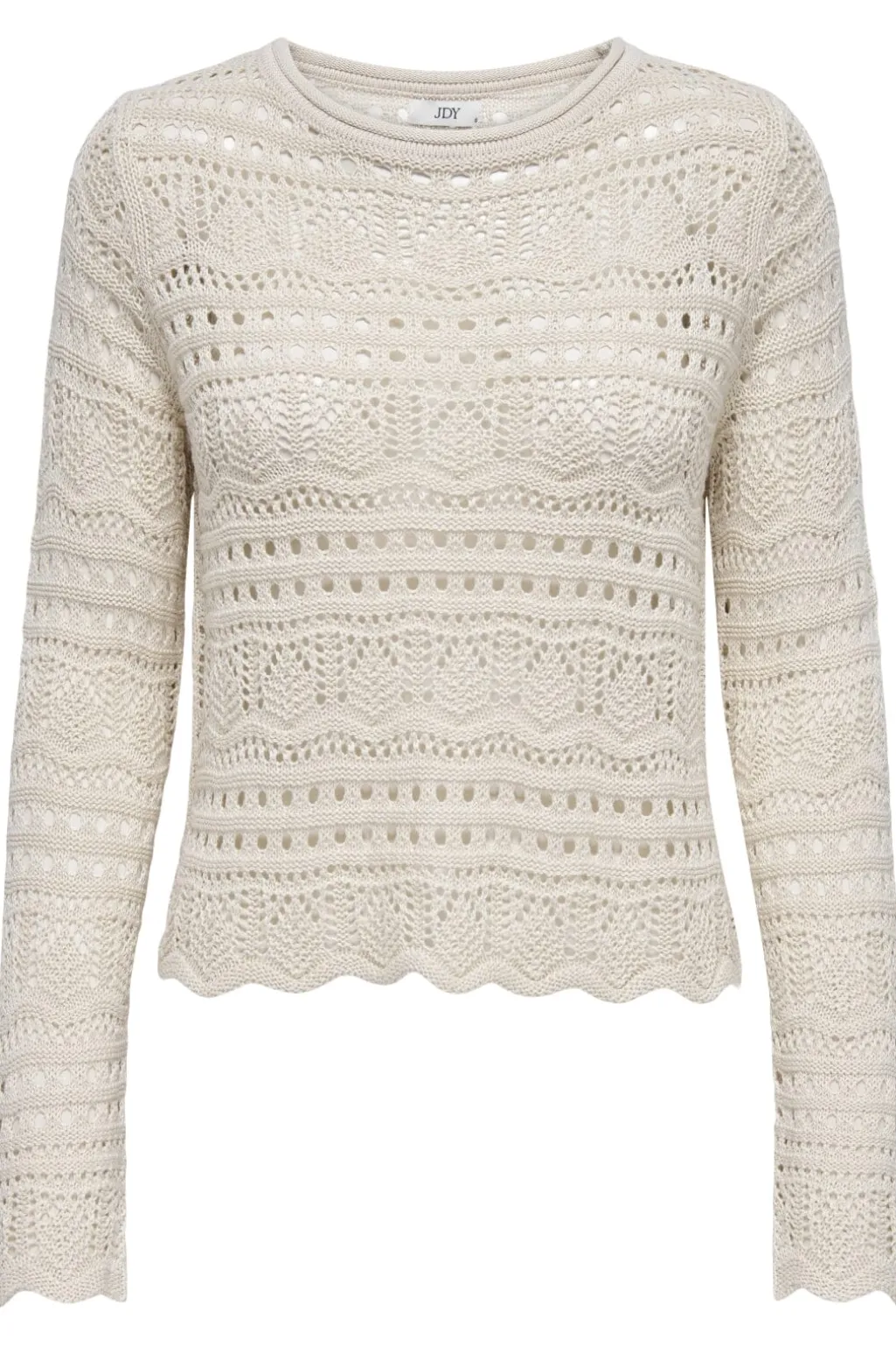 Jdysun Lay L/S Boatneck Pullov. Knt