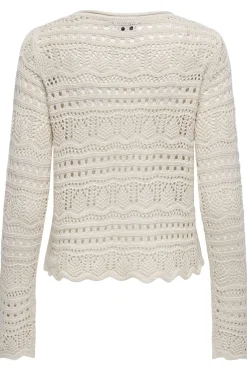 Jdysun Lay L/S Boatneck Pullov. Knt