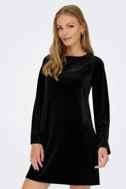Jdyvictory L/S Velvet Bow Dress