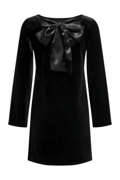 Jdyvictory L/S Velvet Bow Dress