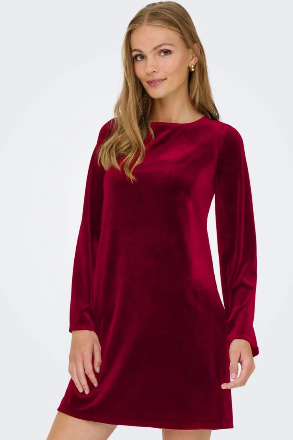 Jdyvictory L/S Velvet Bow Dress