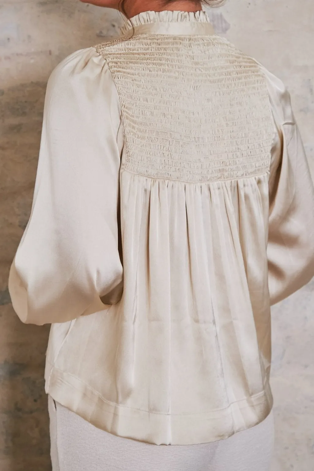 Jill Smooth Satin Blouse