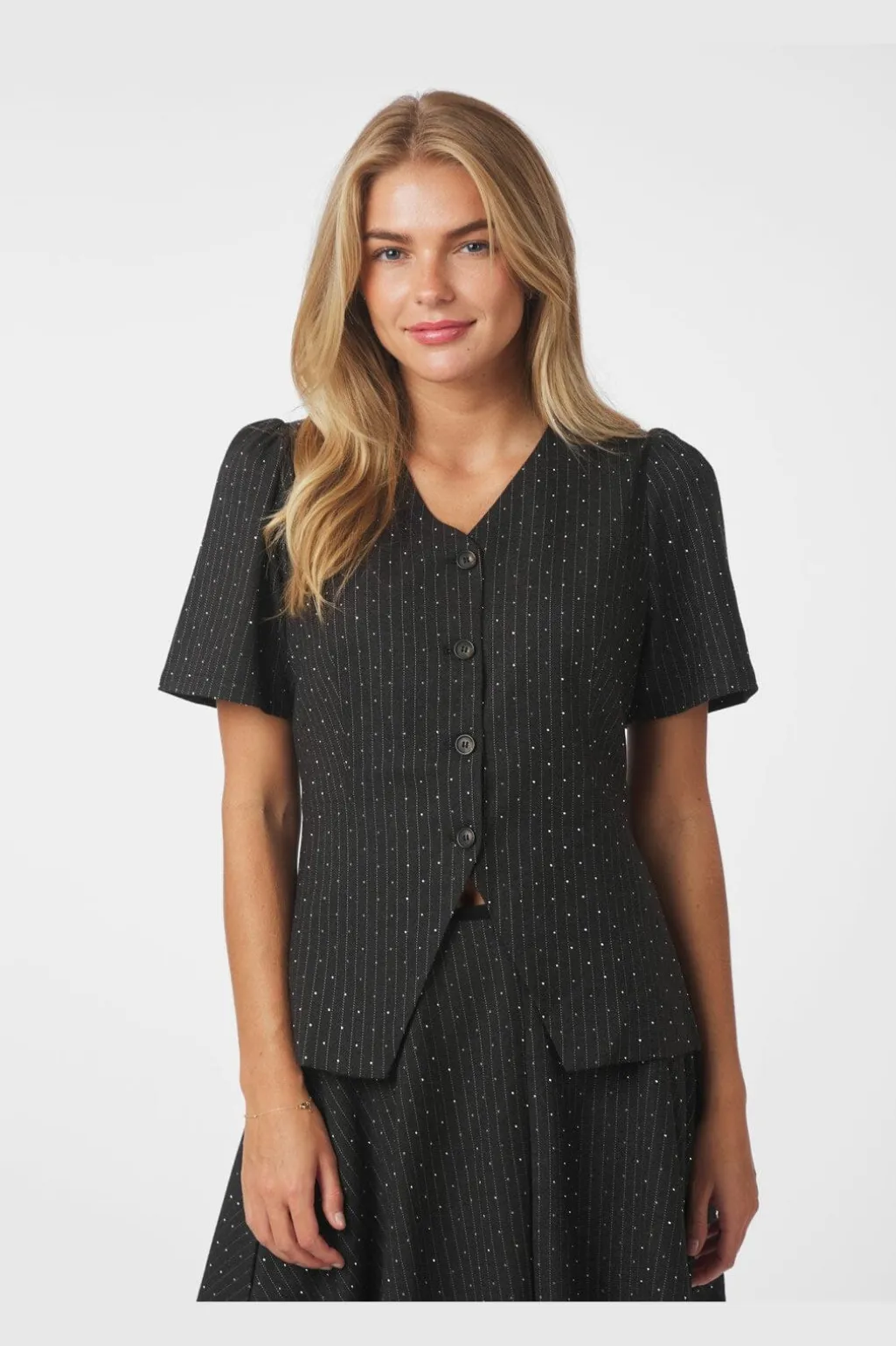 Jules B Pinstripe Blouse 167083