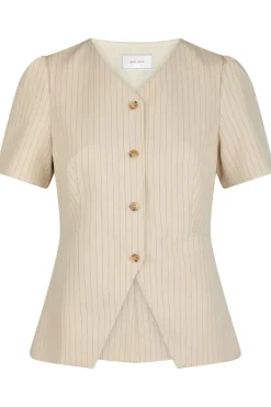 Jules Pinstriped Blouse 164812