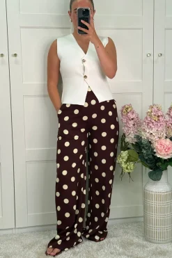 Juliana Wide Dot Pants