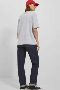 Jxandrea Loose Ss Logo Tee