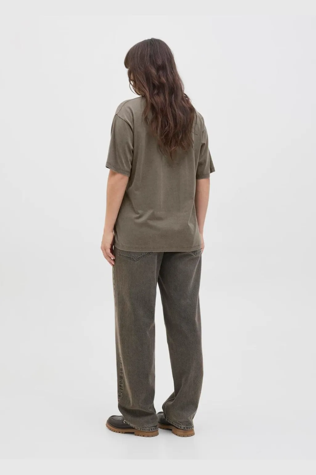 Jxandrea Wash Loose Ss Tee Sn