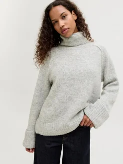 Jxellinora Raglan Roll Neck Knit Ln