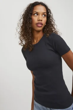 Jxfrankie Str Ss Rib Tee