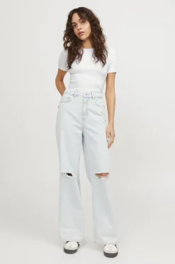 Jxfrankie Str Ss Rib Tee