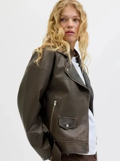 Jxfrida Washed Biker Jkt Sn