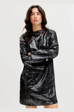 Jxizzy Sequin Ls Dress