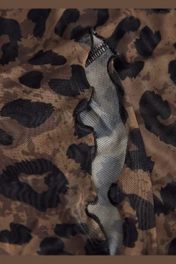 Jxminna Mesh Ls Off Shoulder Top