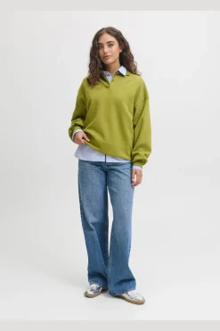 Jxpaloma Loose Ls Polo Swt Ln