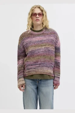 Jxsimone Space Dye Crew Neck Knit Sn