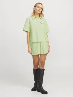 Jxsiva Oxford Ss Pocket Shirt