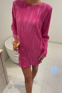 Kellyic Plissé Dress