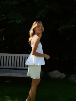 Khloe C Poplin Top 165515