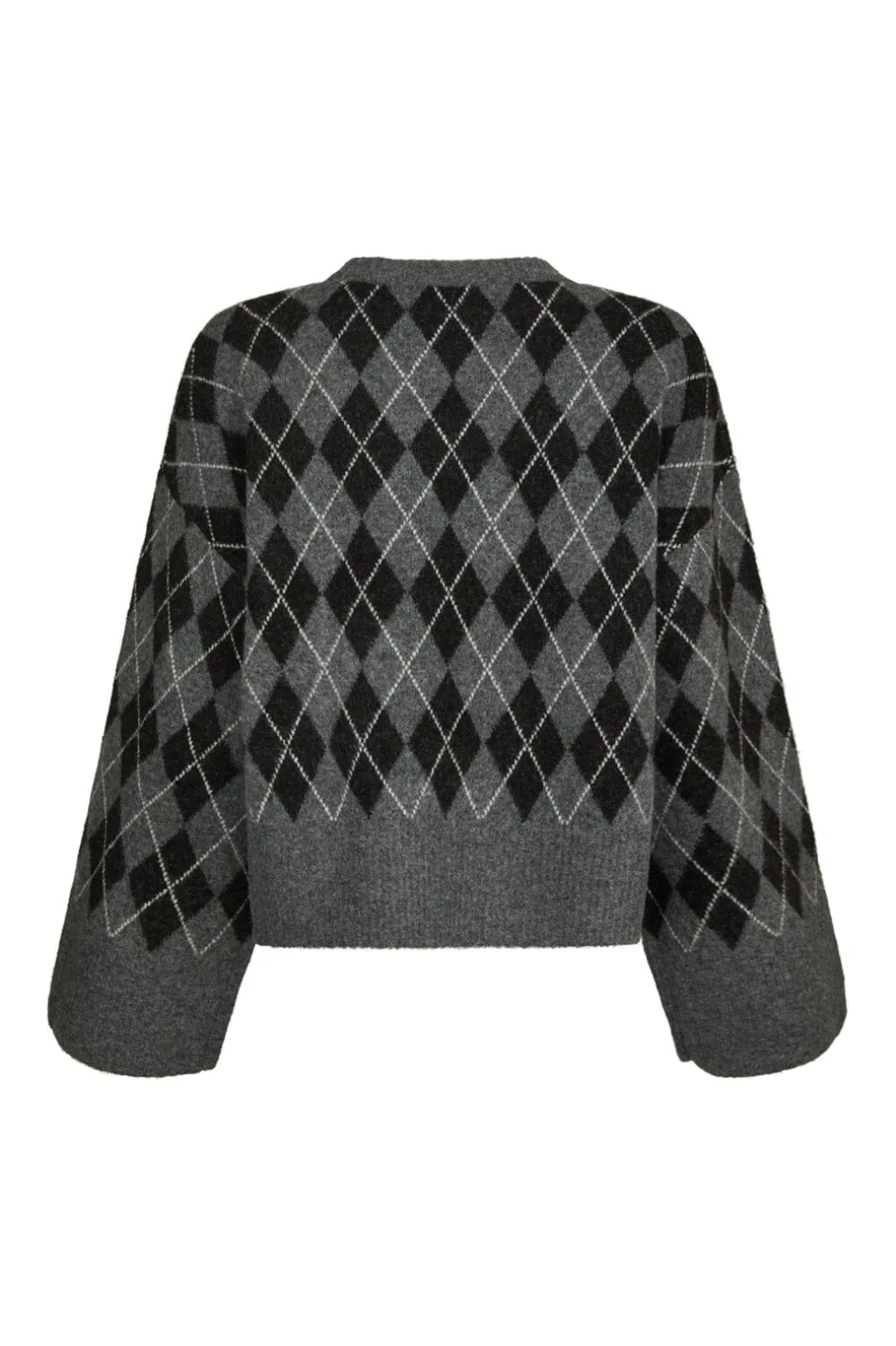 Kick Check Knit Blouse 165204