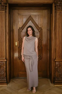 Kit Dull Sateen Skirt 165565