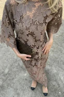 Klaraic Lace Long Dress