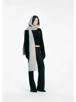 Knit Hood Scarf 115260039