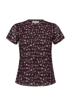 L'Amitié Mesh Logo Tee HL10127