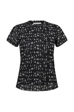 L'Amitié Mesh Logo Tee HL10127