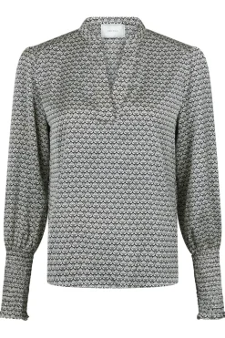 Landa Graphic Pattern Blouse