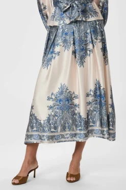Lenni Paisley Border Skirt 166205