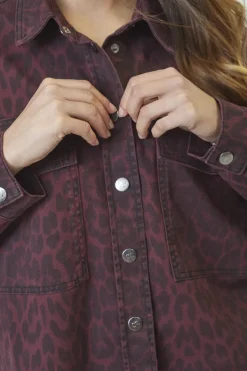 Leocc Denim Crop Shirt 35931