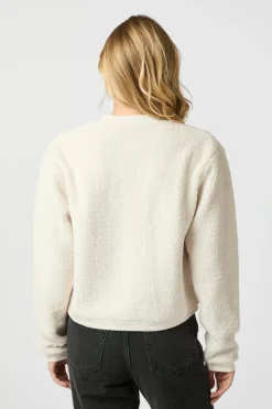 Limo Fluffy Knit Cardigan 161963