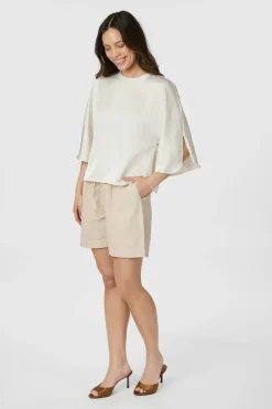 Liora Heavy Sateen Blouse 165567