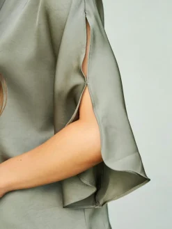 Liora Heavy Sateen Blouse 165567