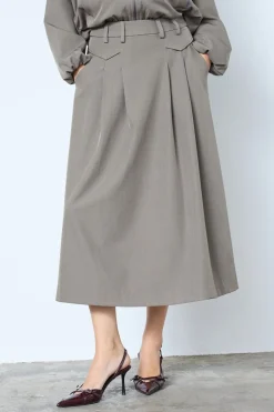 Lunacc Pocket Pleat Skirt 34222