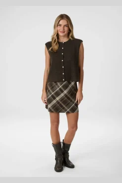 Lunna Check Skirt 165705