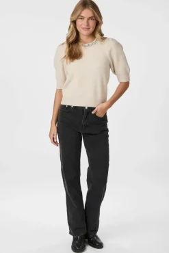 Maia Stone Knit Blouse 162914