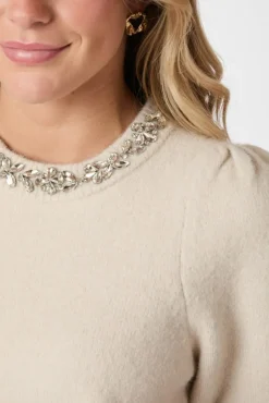 Maia Stone Knit Blouse 162914