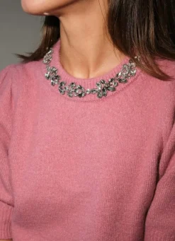 Maia Stone Knit Blouse 162914